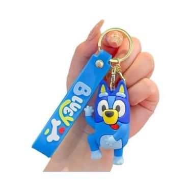 Imagem de Chaveiro De Figura Do Anime Bluey, Pingente Fofo De Bingo Para Decoraç