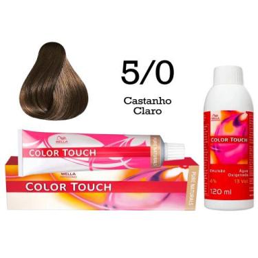 Imagem de Tonalizante Color Touch 5.0 Castanho Claro Emulsão Ox  Wella Professio