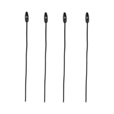 Imagem de Cordas Elásticas De Látex Pretas De 56cm Para Bicicleta, Motocicleta, 