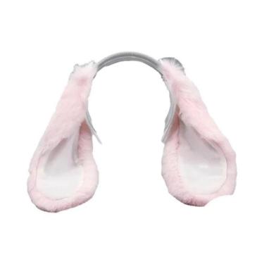 Imagem de Tiara De Orelhas De Coelho Fofa Para Adultos, Acessório De Fantasia Pa