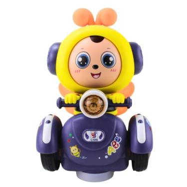 Imagem de Brinquedo Abelha Musical Face-Off na Moto, Muda Expressão Facial, Luzes LED e Som, Movimento Bate e Volta
