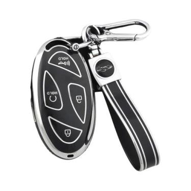 Imagem de Capa De Chave Remota De Carro TPU Para Hyundai IONIQ 6 Kona 5 7 Botões