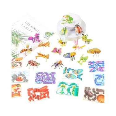 Imagem de 30 Quebra-Cabeças 3D De Dinossauros Em Miniatura, Brinquedos De Animai