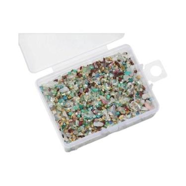Imagem de Cristais De Vidro Mistos E Pedras Trituradas 50g Para Resina Epóxi, En