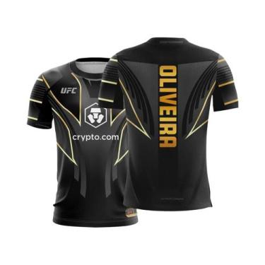 Imagem de Camiseta Masculina UFC MMA Fight Night Champion Respirável Para Academ