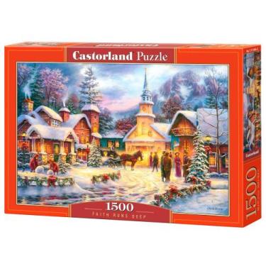 Imagem de Puzzle 1500 Peças Caminho na Neve - Castorland Importado 1516462