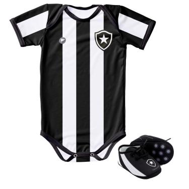Imagem de Kit Body UV + 1 Chuteira Botafogo - Torcida Baby-Masculino