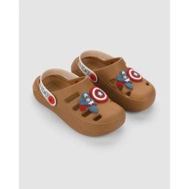 Imagem de Sandália Babuche Infantil Grendene Kids Marvel Kicks-Masculino