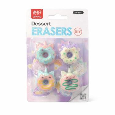 Imagem de Borracha Escolar Infantil Princesa Sortida Colorida Para Escola - MERA