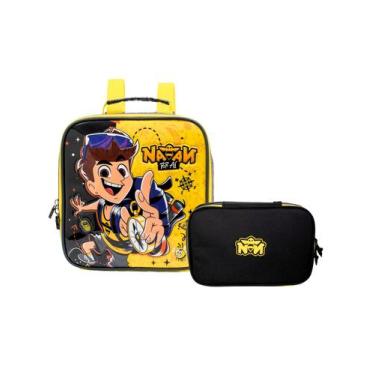 Imagem de Kit Lancheira Térmica + Estojo Box Natan Youtuber Original - Xeryus