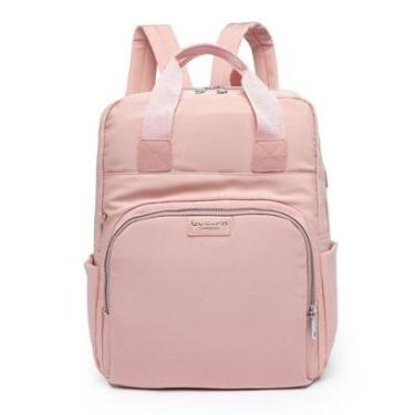 Imagem de Mochila Guelph Casual Feminina USB Bolsa Faculdade Notebook Trabalho Reforçada Viagem-Feminino