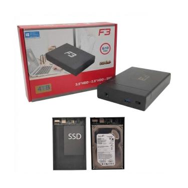 Imagem de Case para HD SATA 3.5 e 2.5 F3 - 6Gbps - USB - CS-3-2EM1