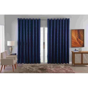 Imagem de Cortina Sala Quarto Decoraçao Jacquard Tecido Luxo 3,00X2,80 - Bf Conf