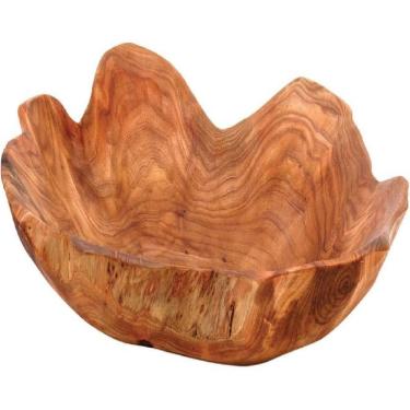 Imagem de WOOD CENTRO DE MESA FRUTEIRA DE COZINHA MULTIUSO DECORAÇÃO 14x44x40cm MADEIRA NATURAL