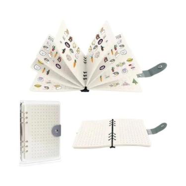 Imagem de Livro Organizador De Broches E Joias Preto Impermeável Com Páginas Art