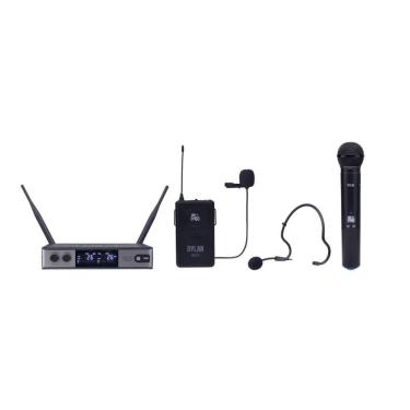 Imagem de Microfone Sem Fio Duplo Dylan Udx 05 Mão Lapela Headset