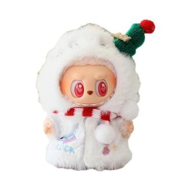 Imagem de Macacão De Natal Labubu Com Capuz, Acessórios De Roupa Para Bonecos De