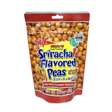 Imagem de Aperitivo de Ervilha Picante Sabor Sriracha 120g - Hapi