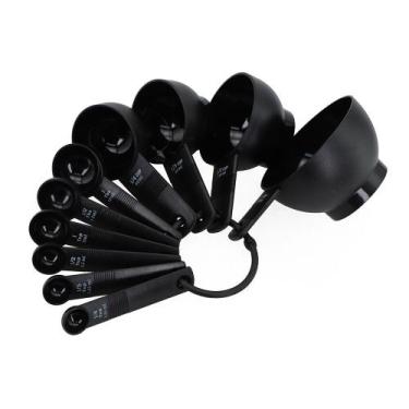 Imagem de Conjunto de Colheres Medidoras em Plástico 10 Peças - BIGSUL