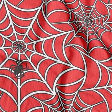 Imagem de Tnt Estampado Teias Aranha Festa Halloween 1,4m X 10 Metros - NoBrand,
