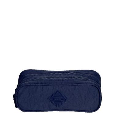 Imagem de Estojo/Necessaire 2 Compartimentos CRINKLE Azul - Sestini, Azul