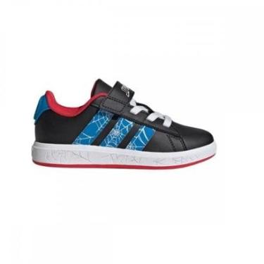 Imagem de Tenis Adidas Grand Court Spider Man Jq8073 Infantil-Masculino