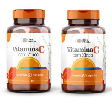 Imagem de Vitamina C 500mg - 60 Cápsulas  Ácido Ascórbico  Essencial para Imunid
