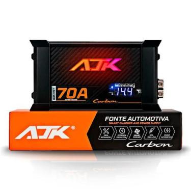 Imagem de Fonte Carregador Carbon Smart 70A Alta Potência Eficiência Bivolt 3 Mo