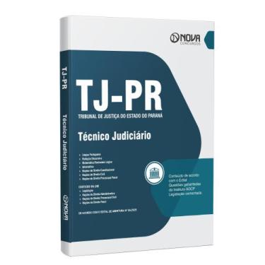 Imagem de Apostila TJ-PR - Técnico Judiciário - Nova Concursos
