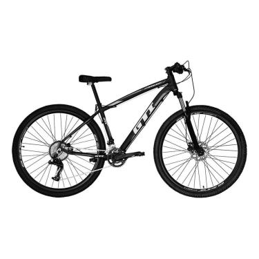 Imagem de Bicicleta Aro 29 GTI Roma 2x9 Freios Hidráulicos Garfo Com Trava 18v Alumínio - Preto\C...