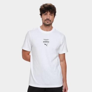 Imagem de Camiseta Puma Essential Tee I Masculina, Branco, G