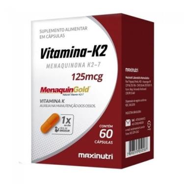 Imagem de Vitamina K2 Maxinutri 60 Cápsulas Saúde Óssea e Suporte ao Organismo