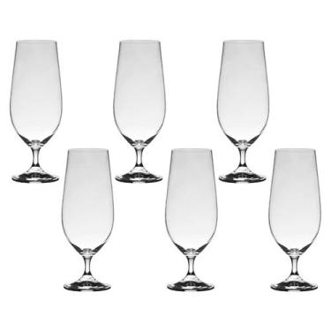 Imagem de Taça De Cristal Bohemia Para Cerveja 380 ml Lara 6 Peças - Bohemia Cry