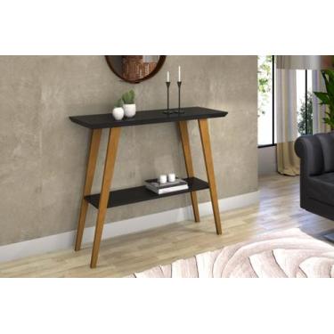 Imagem de Aparador Monaco Tampo MDF 25mm Pés Madeira Maciça COR:OFF-WHITE - MULT