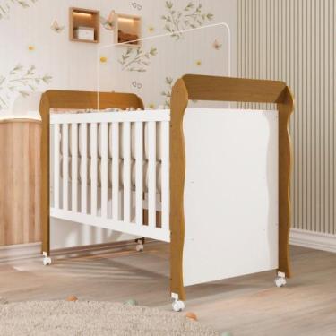 Imagem de Berço Americano Marquesa Mini Cama Mirelle 100% MDF com Bétula - Carol