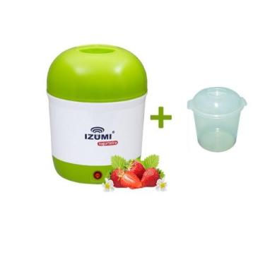 Imagem de Iogurteira Elétrica Bivolt Verde+ 1 Pote - Izumi
