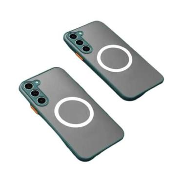 Imagem de Capa Magnética Fosca Magsafe Para Samsung Galaxy S25 S24 S23 FE S22 S2