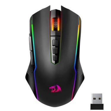 Imagem de Mouse sem fio para jogos Redragon M914 10000 DPI RGB Branco