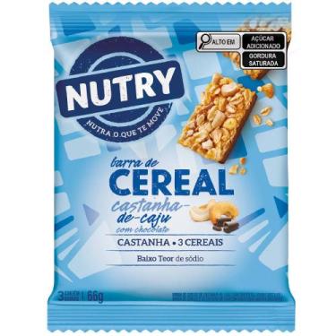 Imagem de Barra de Cereais Nutry Castanha de Caju com Chocolate 3 Unidades com 2