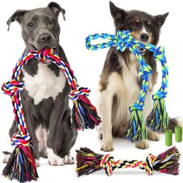 Imagem de Brinquedo para cães Forfon Heavy Duty para mastigadores agressivos par