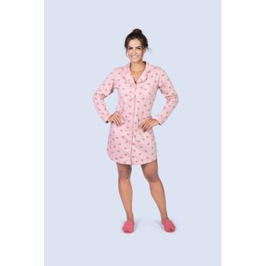Imagem de Camisola Cia do corpo 5399 Americana adulto, P, Coracao