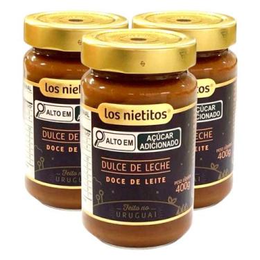 Imagem de Doce de Leite Uruguaio LOS NIETITOS 400g (3 Potes)