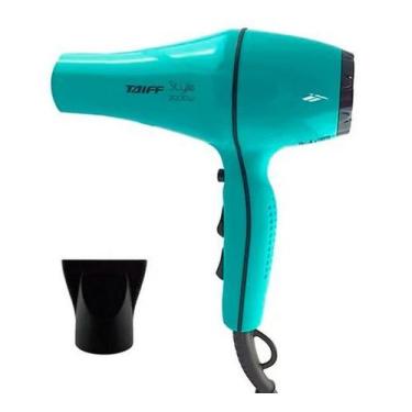 Imagem de Secador Taiff Style 2000W Azul Profissional Alta Potência Secagem Rápi