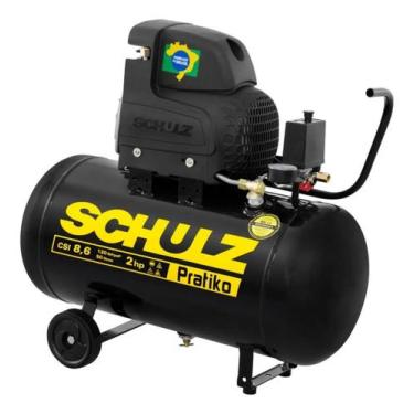 Imagem de Compressor Ar 50l 2hp 127v Pratiko Csi 8,6 Pés 60 Hz Schulz - Schulz 