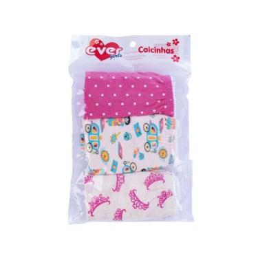 Imagem de Calcinha infantil menina Everly ref 6522, PP, Rosa