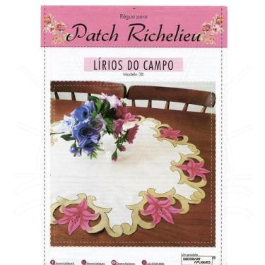 Imagem de Régua para Patch Richelieu Márcia Caires Modelo 38 - Lírios do Campo -