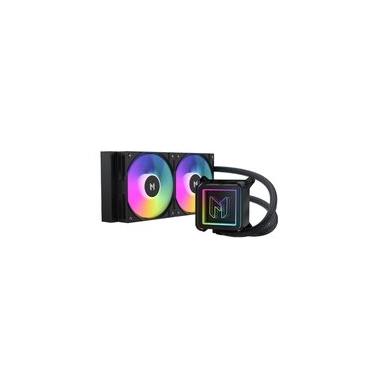 Imagem de Water Cooler MACH1 EXTREME, ARGB, 240mm, Efeito Espelho Infinito, AMD e Intel, Preto - ICEMIRROR240BK