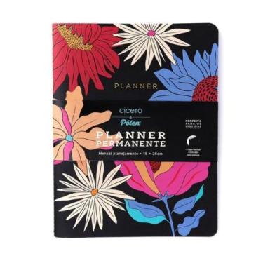 Imagem de Planner Permanente CICERO Planejamento Mensal 19 x 25cm - Pólen/Tropic