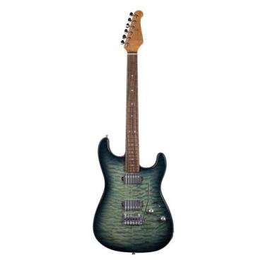 Imagem de Guitarra seizi vintage ronin plus hh quilted blue