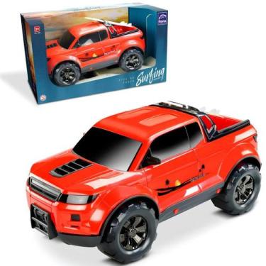 Imagem de Carrinho de Brinquedo Coleção Criança Infantil Caminhonete Miniatura V